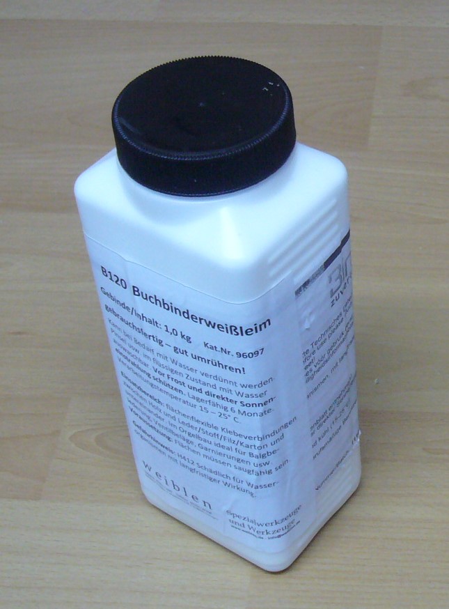 B120 bookbinding white glue Weiblen